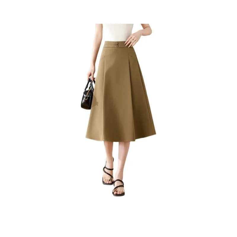 TERRE BLEUE Casual Long Skirt Women's-8