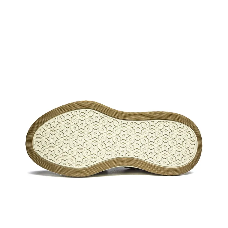 FAPAI Beach Sandals Men Apricot/Black Green-5