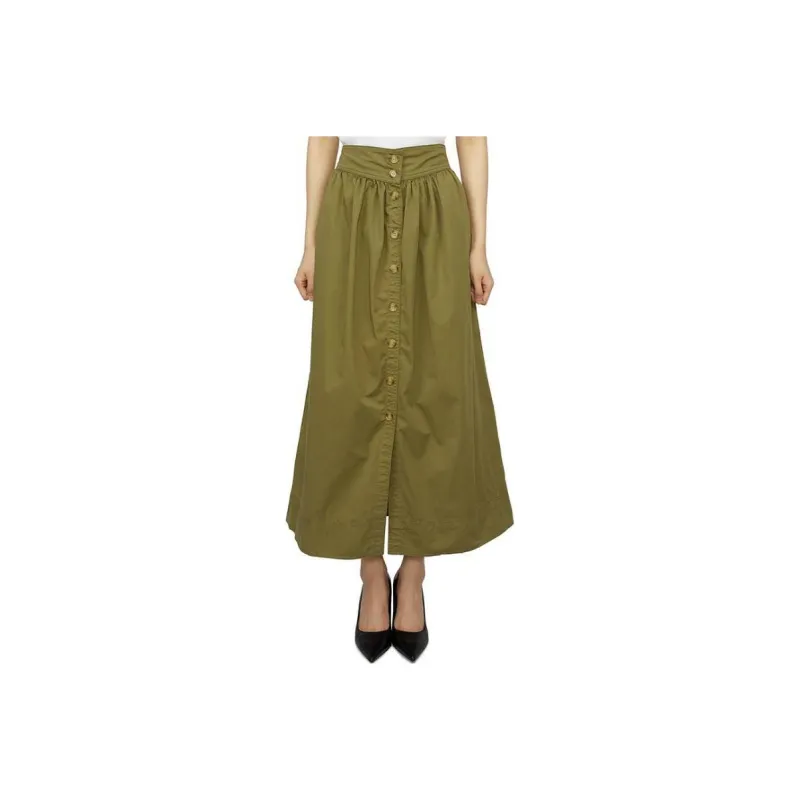 Vanessa Bruno Casual Long Skirt Women's Green-0
