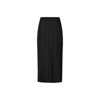 JZ. ANNAKRO Casual Long Skirts Women's Plain Black