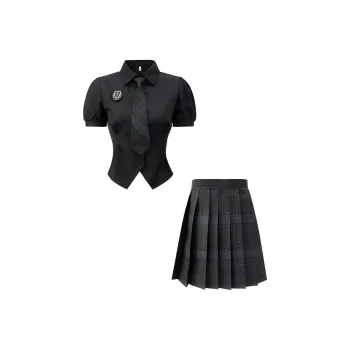 DOSOHEB Two Piece Skirt Sets Women's