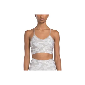 Reebok ID Train Camo Bra Sports Underwear Women's Ash Lilac