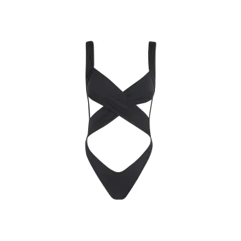 REINA OLGA Exotica Cut Out Open Back Swimsuit