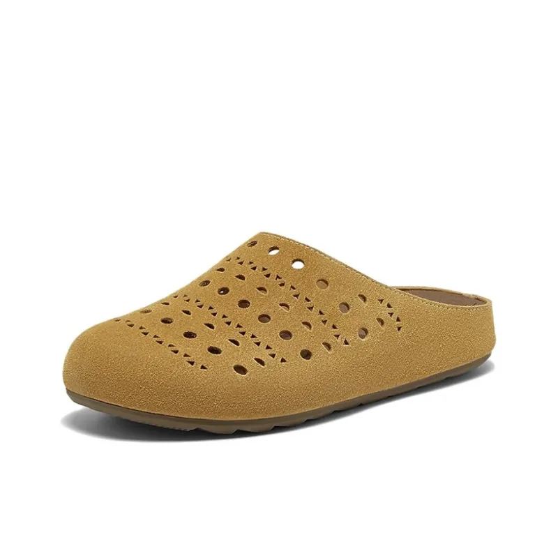 BASTO Rubber Sole Cut Out Quiet Closed Toe Slippers Women's-1