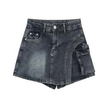 DGMZ Denim Skort Women's Vintage Blue