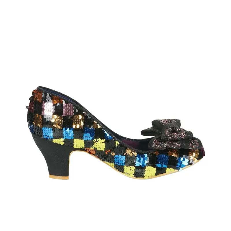 IRREGULAR CHOICE Ban Joe Cone Heel High Heels Women's Black-1