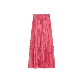 ZARA Casual Long Skirt Women's Medium Pink