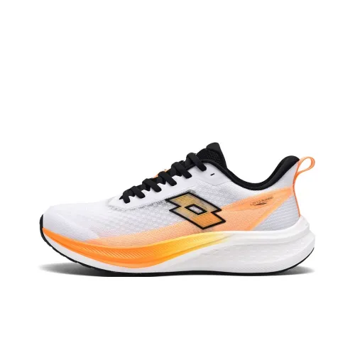 LOTTO Low Top Running Shoes Men's White Orange