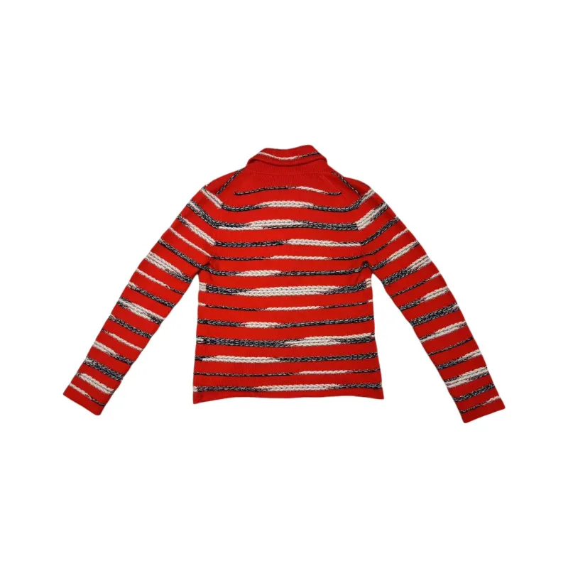 CHANEL 20S Roof Collection Cashmere Sweater Women's Red-1