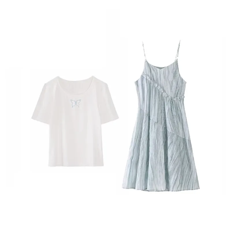 Alxnan Two Piece Skirt Sets Women's-8