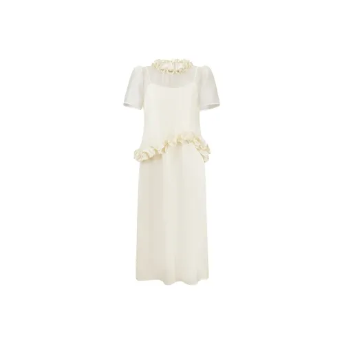 CHICHY CHICHY Size Sister Series Skirt Set Women's White