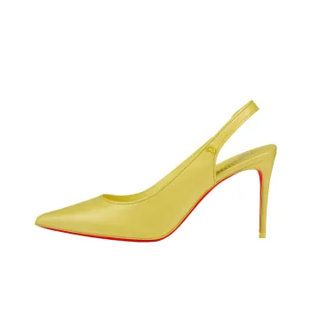 CL LUBOTING Sporty Kate Slim Heel High Heels 8.5cm Women's Yellow