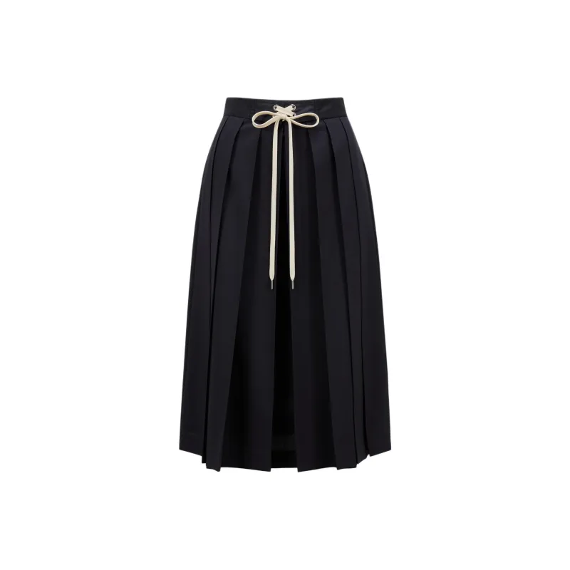 Moncler Pleated Midi Skirt-0
