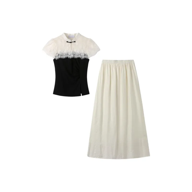 ABBY GODDESS Two Piece Skirt Sets Women's-0
