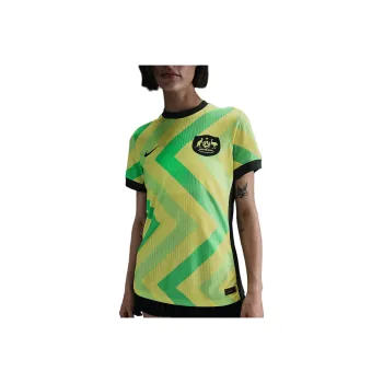 Nike Dri FIT ADV Australie 2025/26 Domicile Soccer Jerseys Women's Light Voltage Yellow II/Professional Green