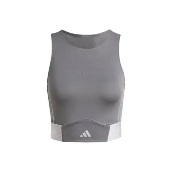 Adidas HYPERGLAM TRAINING TANK TOP Sport Vests Women's Gray
