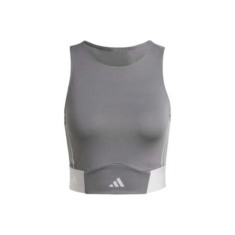 Adidas HYPERGLAM TRAINING TANK TOP Sport Vests Women's Gray-0