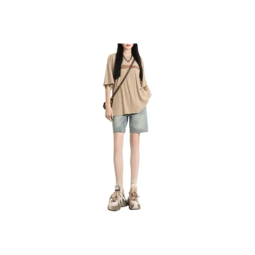 ZAVK Denim Shorts Women's Nostalgic Blue