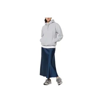 UNIQLO Casual Long Skirt Women's Navy Blue