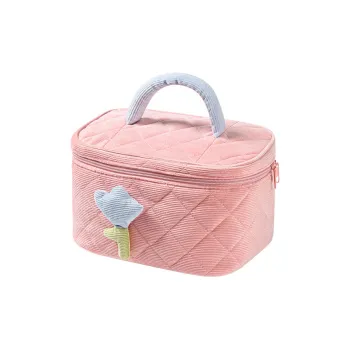 Future Maple Extra Large Corduroy Good Looking Makeup Bags Packable Fresh Sweet Style