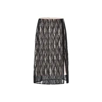 RARE Casual Long Skirts Women's Black