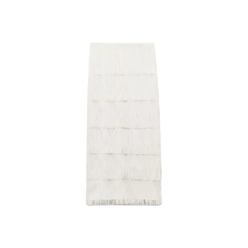 ZARA ZW Series Casual Long Skirts Women's Natural Color-0