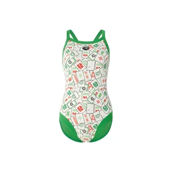 Arena One piece Swimsuit Women's White/Green