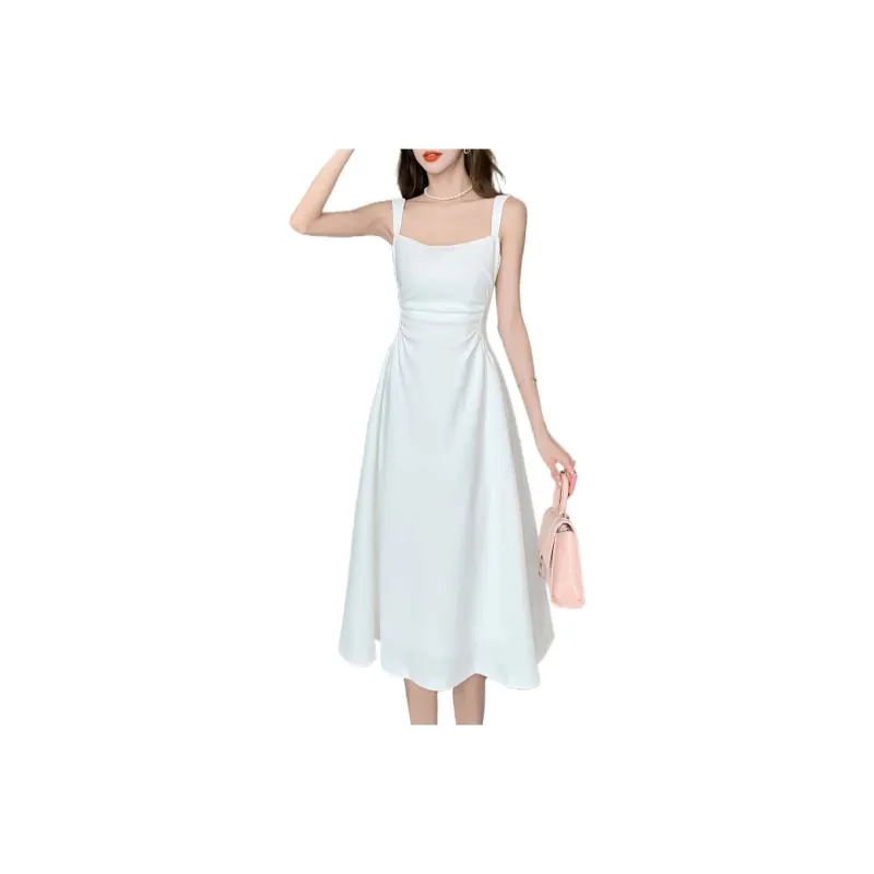 GOSO Slip Dresses Women's White-0