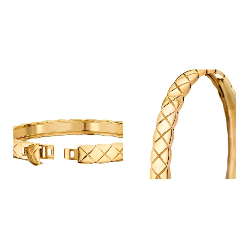 CHANEL 22c Early Spring 18K Gold Bangles Women's-2