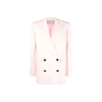 Alexander McQueen Double-Breasted Long Sleeved Blazer