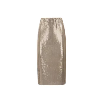 SportMa Casual Long Skirt Women's Gold Beige
