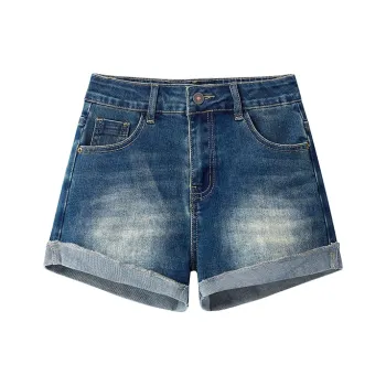 FHMY Denim Shorts Women's Blue