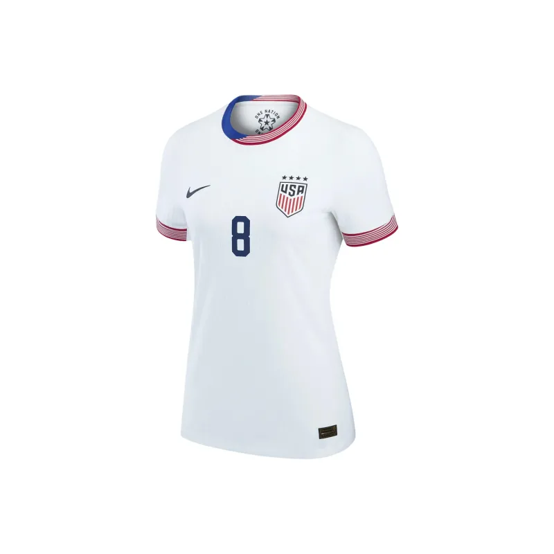Nike Jaedyn Shaw USWNT 2024 Match Away Soccer Jerseys Women's White-0