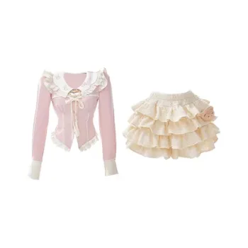 Lookinto Two Piece Skirt Sets Women's