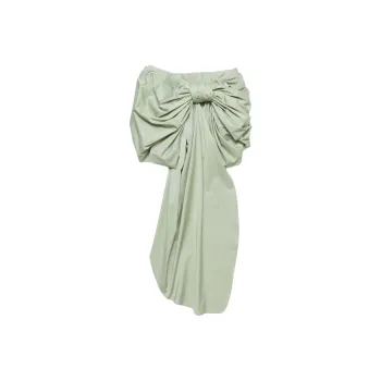 Acne Studios SS25 Casual Long Skirts Women's Light Green