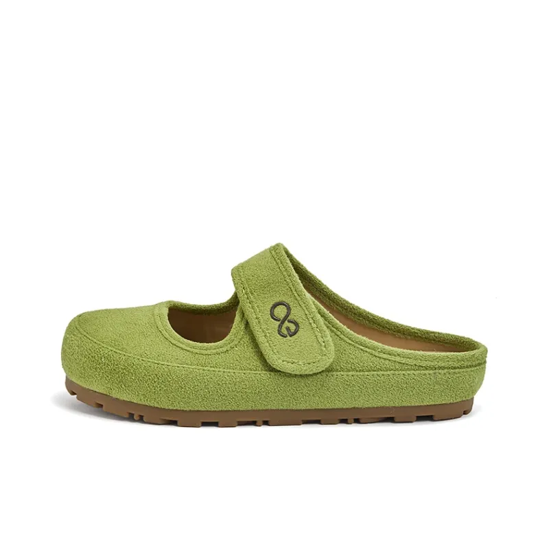 LINGPAO Rubber Sole Stitching Slip Resistant Closed Toe Slippers Women's-0