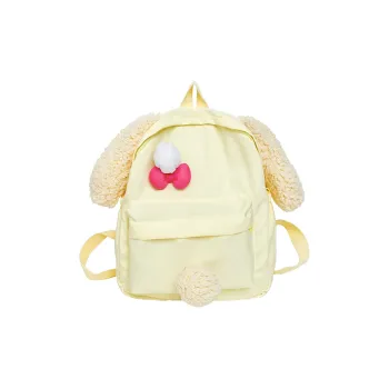 Yalu Nylon Backpack Unisex Yellow/Pink