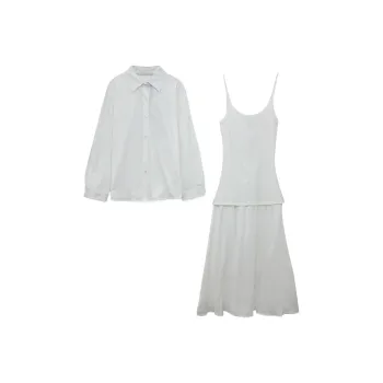 Icicofficial Skirt Set Women's White