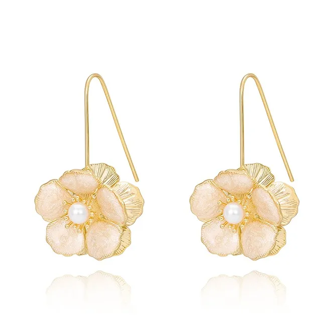 MCK Faux Pearl Earrings Women's-0