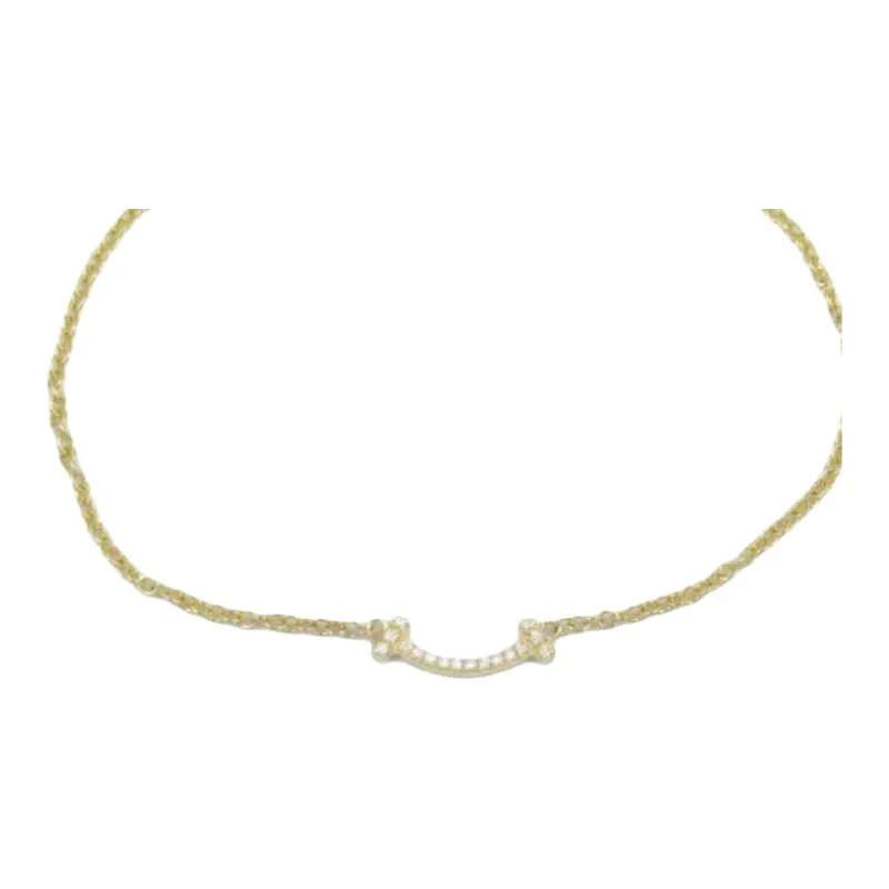 TIFFANY & CO. 10's T Smile Diamond Bracelet-2