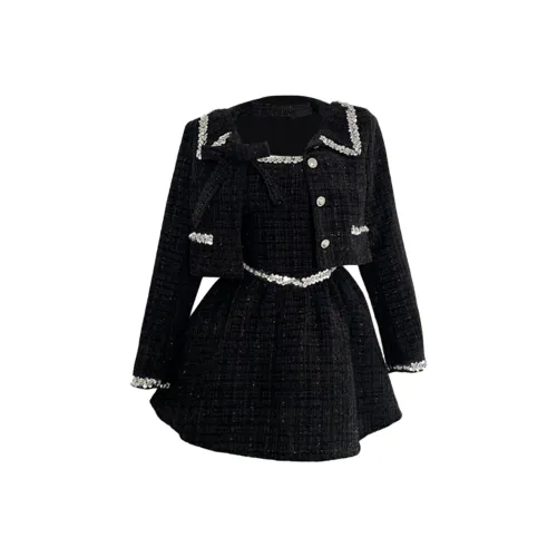 OSQ Two Piece Skirt Sets Women's
