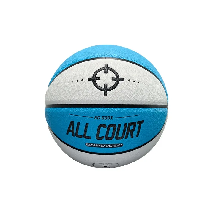 RIGORER RG600X Collection PU Basketball White Blue Size 7 Ball Training Competition Unisex-2
