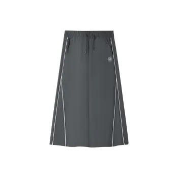 Skechers Casual Long Skirt Women's Smoky Gray