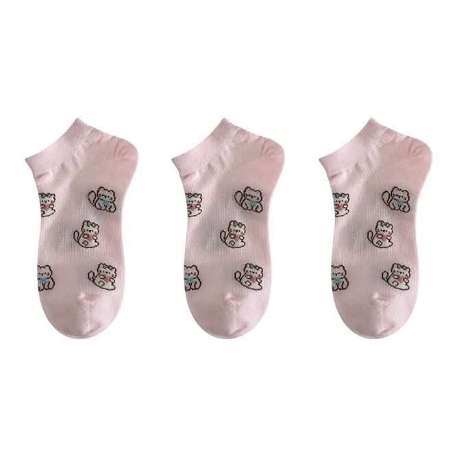 Moremoli Ankle Socks Women's 3 Pack-3