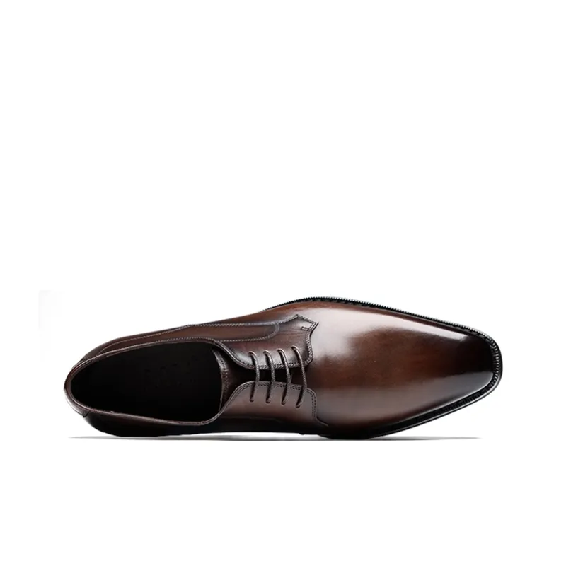 Bansley Dress Shoes Men Low Top Black-7