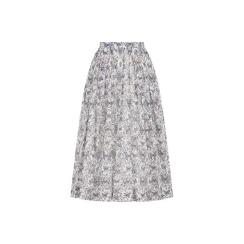 DIOR SS25 Spring Summer Ready to Wear Collection Casual Long Skirts Women's White