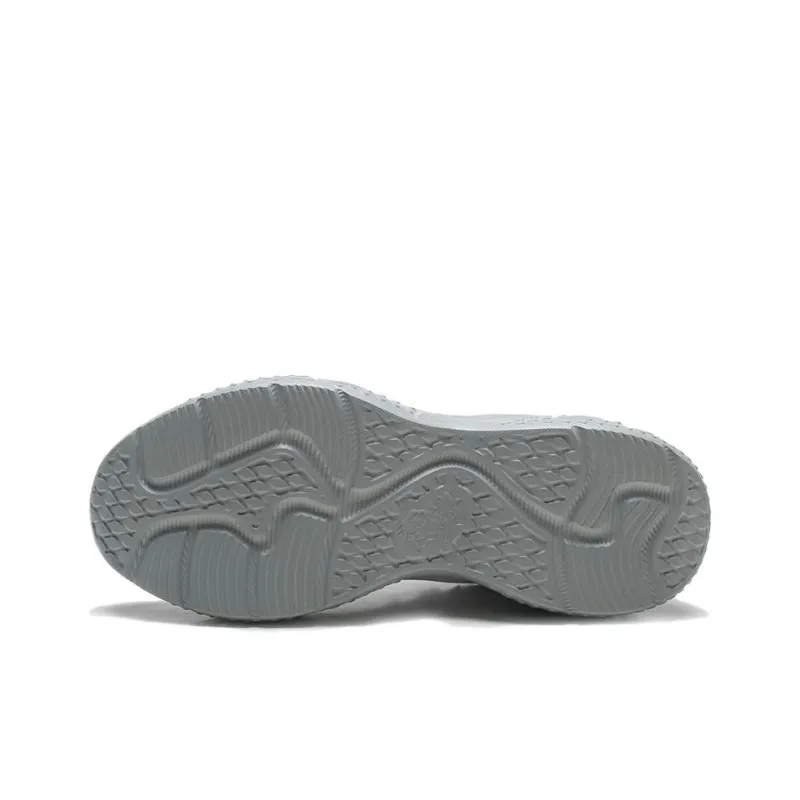 QIAODAN Anti Slip Wear Resistant Low Top Casual Shoes Women's White Gray-5