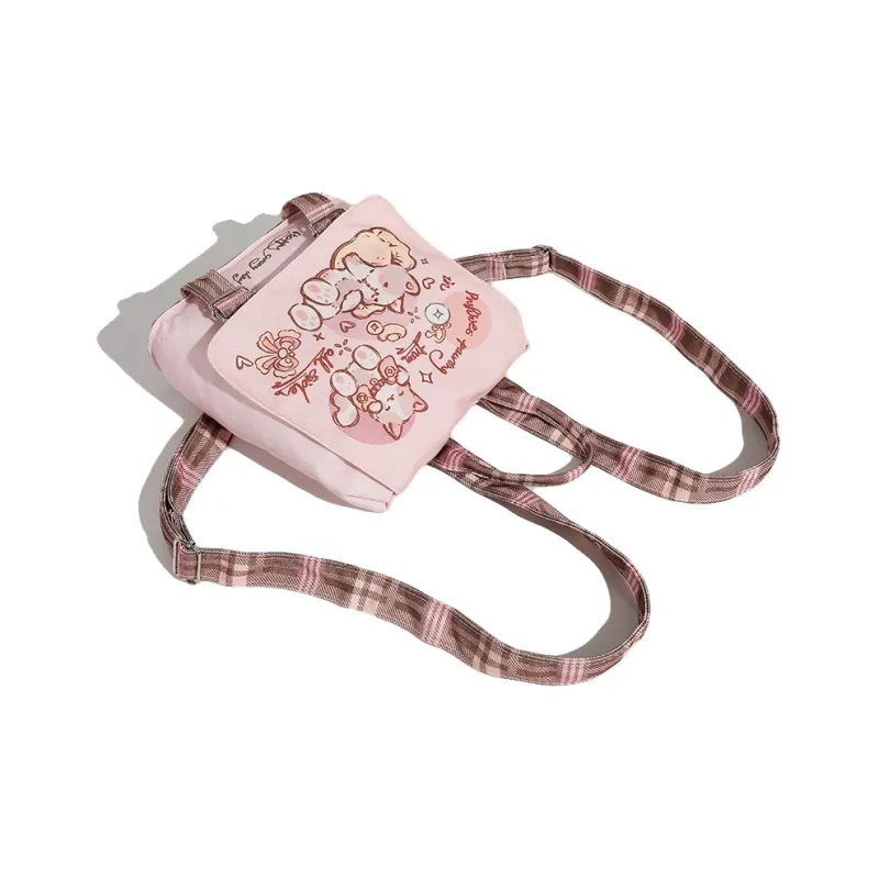Bywhich Canvas Backpack Women's Pink-3