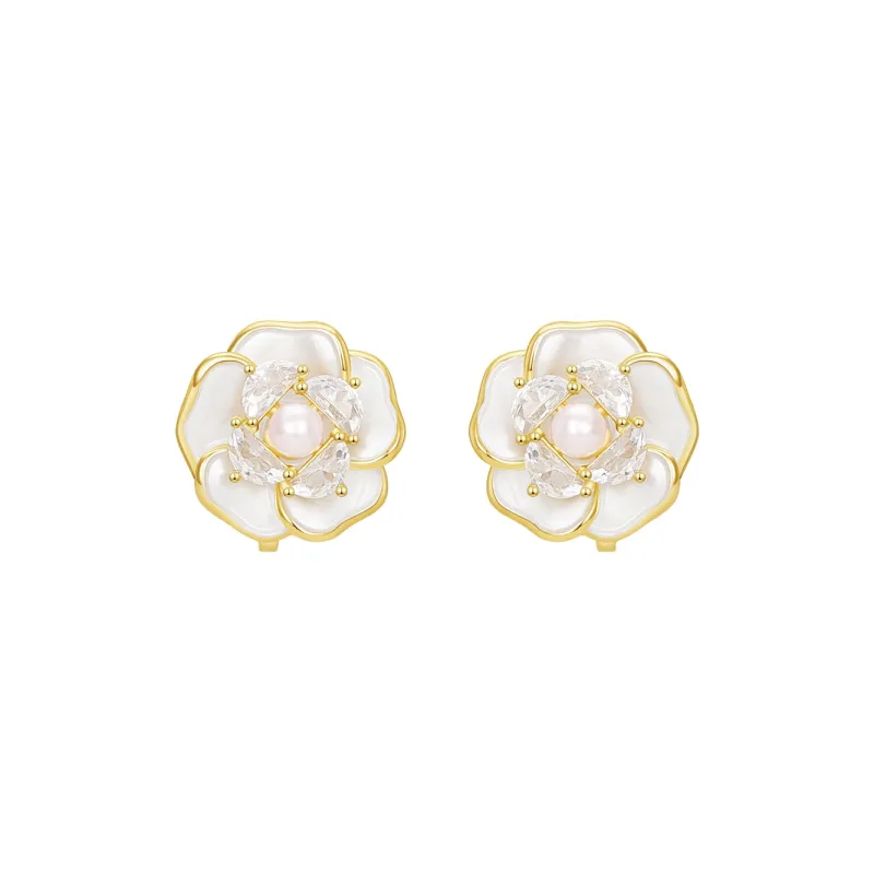 JAY Faux Pearl Stud Earrings Women's-0