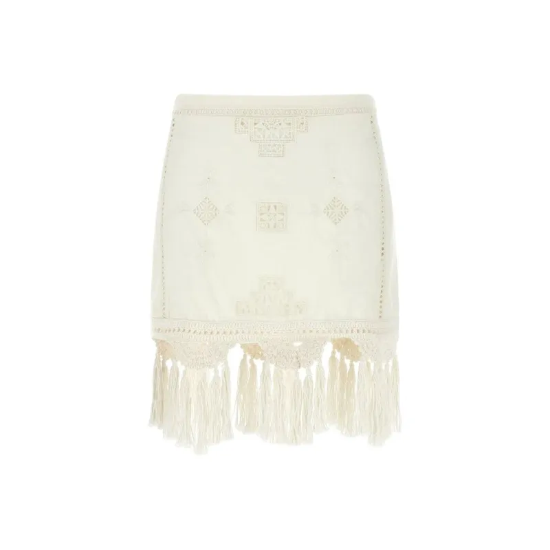 ISABEL MARANT ETOILE Casual Short Skirts Women's White-0